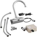 Waterloo Wall-Mount Hands-Free Sensor Faucet with 6 3/16