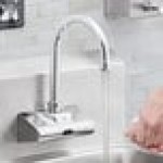 Waterloo Wall-Mount Hands-Free Sensor Faucet with 6 3/16