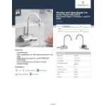 Waterloo Wall-Mount Hands-Free Sensor Faucet with 6 3/16