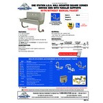 Advance Tabco 19-18-1-ADA-F 16-Gauge Stainless Steel ADA Service Sink with 5