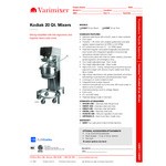 Varimixer V20KT Kodiak 20 Qt. Planetary Bench Mixer with Standard Accessories - 120V, 1 hp