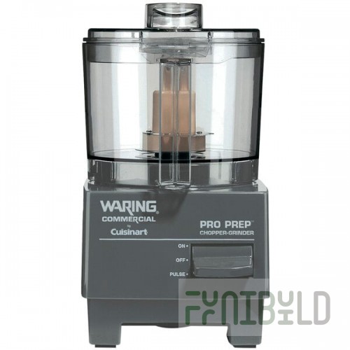 Waring WCG75 Pro Prep 0.75 Qt. Batch Bowl Food Processor with Chopper & Grinder Bowl - 3/4 hp