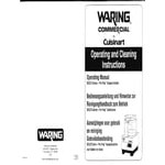 Waring WCG75 Pro Prep 0.75 Qt. Batch Bowl Food Processor with Chopper & Grinder Bowl - 3/4 hp Waring WCG75 Pro Prep 0.75 Qt. Batch Bowl Food Processor with Chopper & Grinder Bowl - 3/4 hp