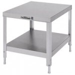Lakeside 537 Stainless Steel Stationary NSF Equipment Stand with Undershelf - 25 1/4 Lakeside 537 Stainless Steel Stationary NSF Equipment Stand with Undershelf - 25 1/4