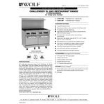 Wolf by Vulcan C48SS-8BN Challenger XL Series Natural Gas 48