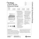 U.S. Range U48-8RS LP Liquid Propane 8 Burner 48