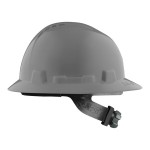Lift Safety Briggs Gray 4-Point Ratchet Suspension Vented Full Brim Hard Hat HBFC-7Y