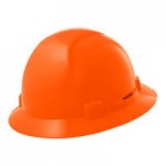 Lift Safety Briggs Gray 4-Point Ratchet Suspension Vented Full Brim Hard Hat HBFC-7Y