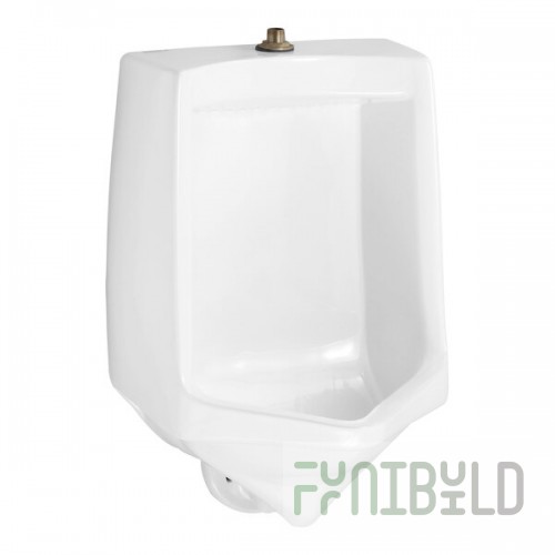 American Standard Trimbrook 6561017.020 White Vitreous China Siphon Jet Urinal with Top Spud Inlet - 1.0 GPF