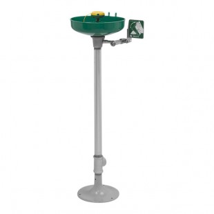 Haws Axion MSR 7261-7271 Pedestal-Mount Eye / Face Wash Station with Floor Flange