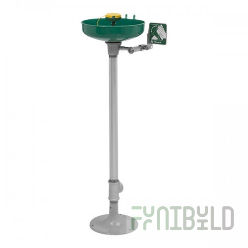 Haws Axion MSR 7261-7271 Pedestal-Mount Eye / Face Wash Station with Floor Flange
