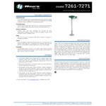 Haws Axion MSR 7261-7271 Pedestal-Mount Eye / Face Wash Station with Floor Flange