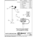 Haws Axion MSR 7261-7271 Pedestal-Mount Eye / Face Wash Station with Floor Flange
