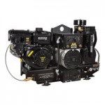 Mi-T-M 8 Gallon Carbon Steel Two-Stage Stationary Gas-Powered Horizontal Air Compressor / Generator AG2-SM14-08M1 - 14 hp, 2,300-4,000W Mi-T-M 8 Gallon Carbon Steel Two-Stage Stationary Gas-Powered Horizontal Air Compressor / Generator AG2-SM14-08M1 - 14 hp, 2,300-4,000W