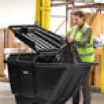 Lavex 0.5 Cubic Yard Black Tilt Truck Lid Lavex 0.5 Cubic Yard Black Tilt Truck Lid