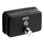 Lavex 40 fl. oz. (1,200 mL) Matte Black Stainless Steel Manual Surface-Mounted Horizontal Foam Soap Dispenser Lavex 40 fl. oz. (1,200 mL) Matte Black Stainless Steel Manual Surface-Mounted Horizontal Foam Soap Dispenser