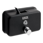 Lavex 40 fl. oz. (1,200 mL) Matte Black Stainless Steel Manual Surface-Mounted Horizontal Foam Soap Dispenser Lavex 40 fl. oz. (1,200 mL) Matte Black Stainless Steel Manual Surface-Mounted Horizontal Foam Soap Dispenser
