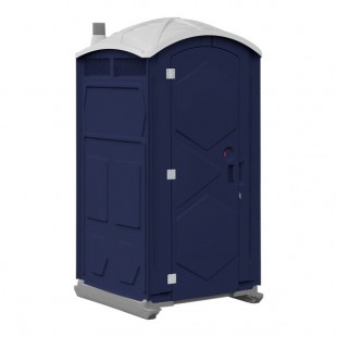 J & J Echo One ET701101X2408 Navy Blue Portable Restroom - Assembled J & J Echo One ET701101X2408 Navy Blue Portable Restroom - Assembled