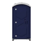 J & J Echo One ET701101X2408 Navy Blue Portable Restroom - Assembled J & J Echo One ET701101X2408 Navy Blue Portable Restroom - Assembled
