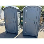 J & J Echo One ET701101X2408 Navy Blue Portable Restroom - Assembled J & J Echo One ET701101X2408 Navy Blue Portable Restroom - Assembled