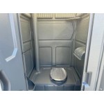 J & J Echo One ET701101X2408 Navy Blue Portable Restroom - Assembled J & J Echo One ET701101X2408 Navy Blue Portable Restroom - Assembled