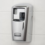 Rubbermaid® 1793533 Microburst 3000 LCD Chrome Metered Aerosol Air Freshener System Rubbermaid® 1793533 Microburst 3000 LCD Chrome Metered Aerosol Air Freshener System
