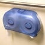 San Jamar R4000TBL Twin Classic Double Roll Jumbo Toilet Tissue Dispenser - Arctic Blue San Jamar R4000TBL Twin Classic Double Roll Jumbo Toilet Tissue Dispenser - Arctic Blue