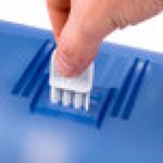 San Jamar R4000TBL Twin Classic Double Roll Jumbo Toilet Tissue Dispenser - Arctic Blue San Jamar R4000TBL Twin Classic Double Roll Jumbo Toilet Tissue Dispenser - Arctic Blue