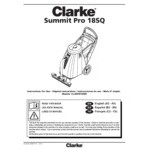 Clarke Summit Pro 18SQ 18 Gallon Wet / Dry Vacuum with Squeegee and Tool Kit - 110V