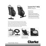 Clarke Summit Pro 18SQ 18 Gallon Wet / Dry Vacuum with Squeegee and Tool Kit - 110V