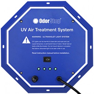 OdorStop OS14412PRO 144 Watt UV Air Purifier with Airflow Sensor and (4) 12