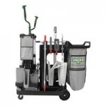 Unger OmniClean CLBK1 Dual Bucket Floor Cleaning Kit with Straight Pole Unger OmniClean CLBK1 Dual Bucket Floor Cleaning Kit with Straight Pole