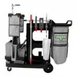 Unger OmniClean CLBK1 Dual Bucket Floor Cleaning Kit with Straight Pole Unger OmniClean CLBK1 Dual Bucket Floor Cleaning Kit with Straight Pole