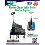 Unger OmniClean CLBK1 Dual Bucket Floor Cleaning Kit with Straight Pole Unger OmniClean CLBK1 Dual Bucket Floor Cleaning Kit with Straight Pole