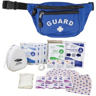 Kemp USA 10-103-ROY-S1 Royal Blue Hip Pack with First Aid Supply Pack Kemp USA 10-103-ROY-S1 Royal Blue Hip Pack with First Aid Supply Pack