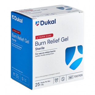 Dukal 3.5 g Burn Gel Packet - 25/Box