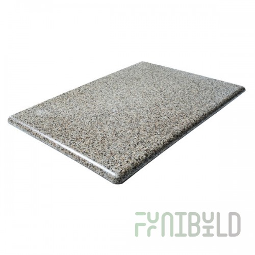 Commercial Zone 7210204 Riverstone Replacement Panels for 42 Gallon StoneTec Trash and Recycling Bins - 4/Pack