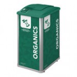 Busch Systems Mosaic 209814 32 Gallon Black HDPE Decorative Waste Receptacle Busch Systems Mosaic 209814 32 Gallon Black HDPE Decorative Waste Receptacle
