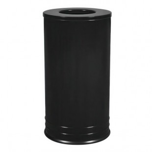 Ex-Cell Kaiser INT1528 T-8 BLK DB International Collection Black Gloss 18 Gallon Round Trash Can Ex-Cell Kaiser INT1528 T-8 BLK DB International Collection Black Gloss 18 Gallon Round Trash Can