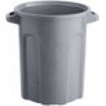 Toter RND20-B0149 20 Gallon Dark Gray Granite Round Trash Can Toter RND20-B0149 20 Gallon Dark Gray Granite Round Trash Can