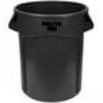 Rubbermaid® 1779734 BRUTE 20 Gallon Black Executive Round Trash Can