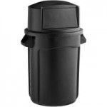 Rubbermaid® 1779734 BRUTE 20 Gallon Black Executive Round Trash Can