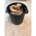 Rubbermaid® 1779734 BRUTE 20 Gallon Black Executive Round Trash Can