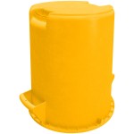 Carlisle 84101004 Bronco 10 Gallon Yellow Round Trash Can Carlisle 84101004 Bronco 10 Gallon Yellow Round Trash Can