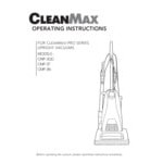 CleanMax Pro Series CMP-3N 14 CleanMax Pro Series CMP-3N 14