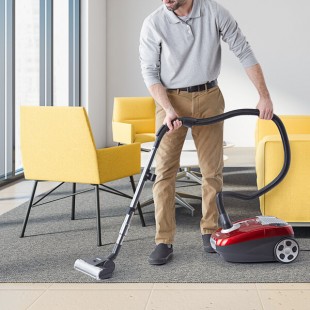 Atrix AHC-1 Turbo Red 6 Qt. Variable Speed Canister Vacuum with HEPA Filtration and Tool Kit - 120V, 1400W Atrix AHC-1 Turbo Red 6 Qt. Variable Speed Canister Vacuum with HEPA Filtration and Tool Kit - 120V, 1400W