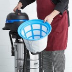 Lavex 13 Gallon Stainless Steel Commercial Wet / Dry Vacuum with Toolkit - 100-120V, 1200W Lavex 13 Gallon Stainless Steel Commercial Wet / Dry Vacuum with Toolkit - 100-120V, 1200W
