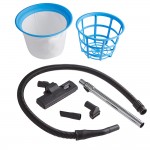 Lavex 13 Gallon Stainless Steel Commercial Wet / Dry Vacuum with Toolkit - 100-120V, 1200W Lavex 13 Gallon Stainless Steel Commercial Wet / Dry Vacuum with Toolkit - 100-120V, 1200W