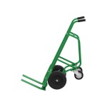 Valley Craft EZY-Tilt 1,000 lb. 4-Wheel Steel Deep Frame Mini Pallet Truck with Pneumatic Wheels F84812A7