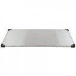 Metro CR2448DSS Drive-Thru Order Staging Prep Cart with Wire Shelving - 49 3/4
